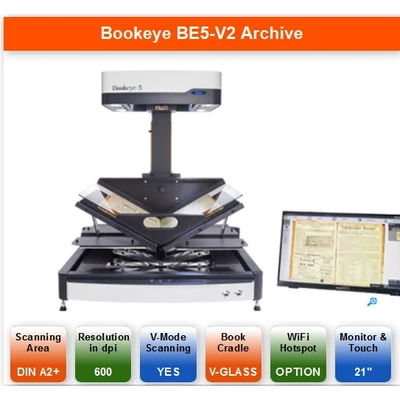 BookTek 5 V2 Archive, színes A2+ könyvszkenner